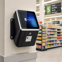 Terminal de Vérification des Prix MHT-A100 8 Pouces POE à Fixation Murale avec Lecteur de Codes-Barres Windows/Android et Écran Tactile pour le Commerce de Détail (Vente en Gros)