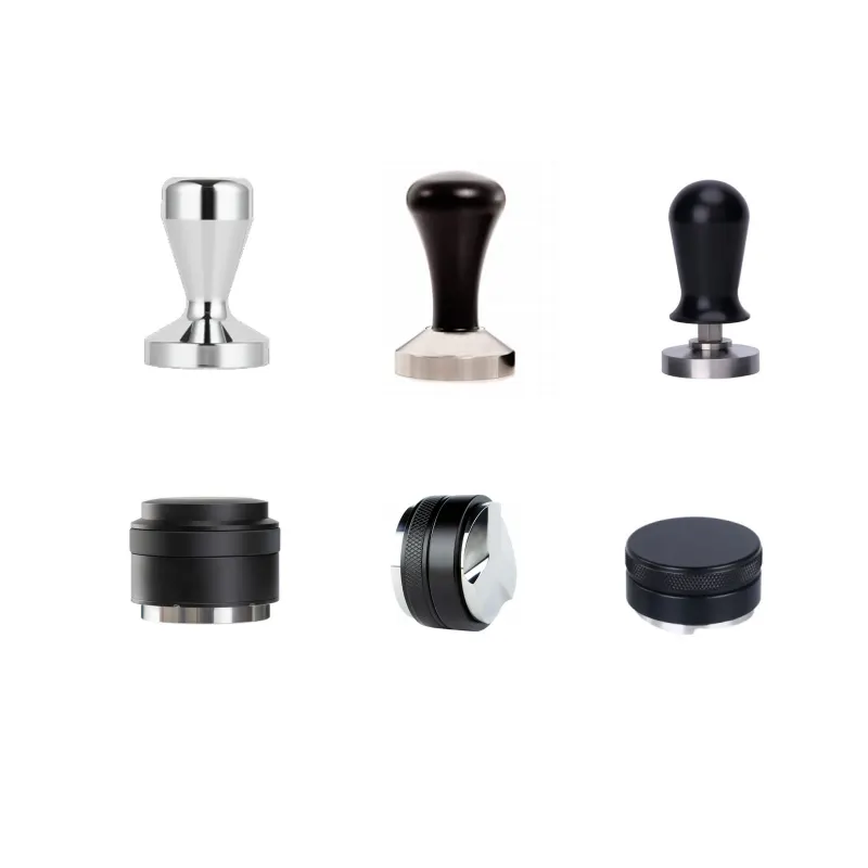 Hot Sale wood Barista Tools 51mm 53mm 58mm Espresso Stainless Steel Coffee Tamper