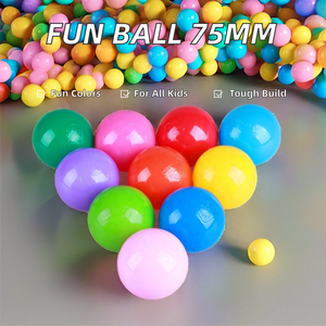 Colorful <strong>Mini</strong> PP Plastic Ocean <strong>Ball</strong> Soft Stress <strong>Ball</strong> with Customized Logo for Children HY <strong>Brand</strong> - Product Image 1