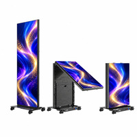 Affichage LED sans fil pour affiches, écran publicitaire commercial intérieur, P1.86, haute luminosité, signalisation numérique, affichage sur pied LED