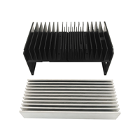 Prototypage rapide de dissipateurs thermiques en aluminium sur mesure pour l'industrie, pièces usinées CNC pour radiateurs électroniques industriels