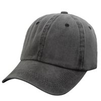 Gorra de Béisbol Personalizada Lavada, Estilo Vintage, Ajustable, de Algodón, Lisa, Informal, para Correr, Protección Solar, de 6 Paneles
