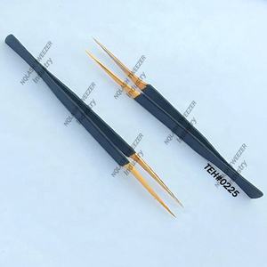 Custom Design lashes Eyelash Extension Tweezers / Beautiful Mega Lashes Volume Extension Tweezers From NQLASH Tweezers - Product Image 4