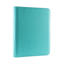 Album de cartes à collectionner en cuir PU A1 A3 A4 personnalisable de haute qualité pour jeux de société, avec 9 pochettes pour cartes