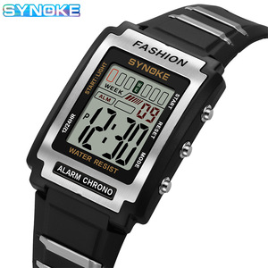 <b>Watch</b> niche <b>rectangular</b> sports electronic <b>watch</b> waterproof luminous large - Product Image 2
