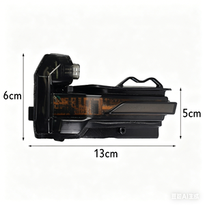 Pour <span class=keywords><strong>Audi</strong></span> <span class=keywords><strong>Q2</strong></span> Q3 2019-2020 OLIVER 12V Rétroviseur extérieur avec éclairage LED <span class=keywords><strong>dynamique</strong></span> bleu à défilement pour <span class=keywords><strong>clignotant</strong></span> - Product Image 5