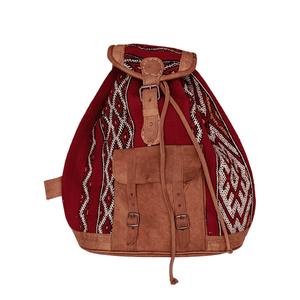 Mochila de cuero de Kilim Amazigh - Product Image 3
