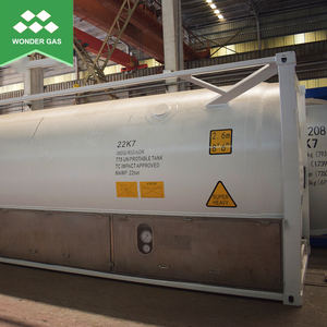 Contenedor cisterna criogénico portátil UN T75 <span class=keywords><strong>LN2</strong></span>/LO2/LAr/LCO2/LNG/LC2H4 de 20 pies ISO - Product Image 1