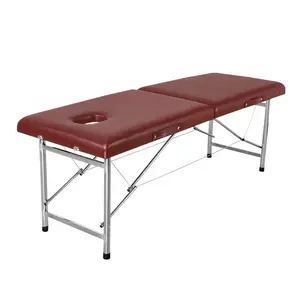 Mesa dobrável portátil barata para massagem e tatuagem, cama de massagem de beleza e spa de alta qualidade