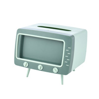 Boîte à mouchoirs TV en plastique de luxe moderne rangement multifonctionnel pour salon Table basse salle de bain toilette porte-papier de bureau