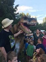 Costume de dinosaure en silicone personnalisé pour Halloween, pour une utilisation en intérieur/extérieur dans les parcs d'aventure, les centres commerciaux et les événements aéroportuaires
