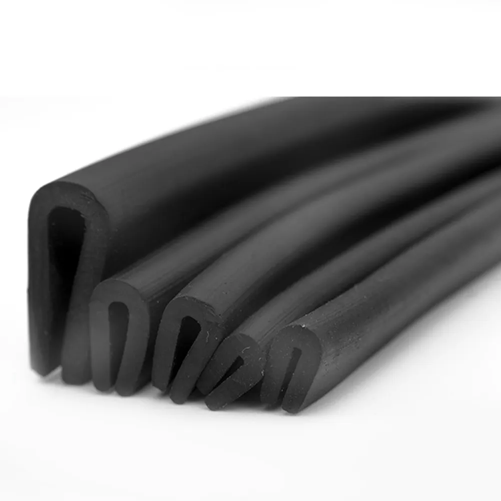 Grooved Rubber Stripping Factory Car Rubber U Channel Edge Trim Boat Edge Trim Rubber