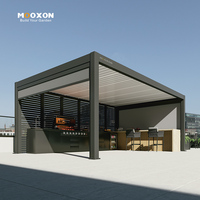 Pergola à structure existante avec configuration d'extension semi-attachée pour solutions OEM destinées aux revendeurs