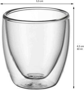 Tasses à <span class=keywords><strong>espresso</strong></span> à <span class=keywords><strong>double</strong></span> <span class=keywords><strong>paroi</strong></span> <span class=keywords><strong>Verres</strong></span> à <span class=keywords><strong>double</strong></span> <span class=keywords><strong>paroi</strong></span> <span class=keywords><strong>Verres</strong></span> à <span class=keywords><strong>double</strong></span> <span class=keywords><strong>paroi</strong></span> 80 ml <span class=keywords><strong>Verres</strong></span> thermiques à effet flottant Verre à <span class=keywords><strong>espresso</strong></span> résistant à la chaleur - Product Image 2