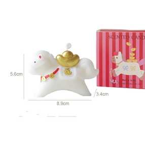 Juego de Velas Aromáticas del Año del Caballo del Zodiaco, Regalo de Vela con Animal de la Suerte para <span class=keywords><strong>el</strong></span> Año Nuevo Chino y Cumpleaños, Producto Más Vendido - Product Image 6