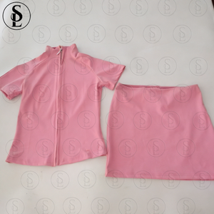 Completo da <span class=keywords><strong>Donna</strong></span> 2 Pezzi 2026: Pantaloncini <span class=keywords><strong>Polo</strong></span> e Gonna Casual Sexy con Logo Personalizzato, Alta Qualità, Color Block e Patchwork - Product Image 4