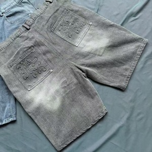 Emozione mista allentata a caldo foratura anacardi <span class=keywords><strong>Jeans</strong></span> fiori da uomo e da donna pantaloni pantaloncini Casual - Product Image 4