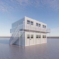 Maison préfabriquée pliable rapide à construire pour l'extérieur, mini-maison mobile prête à l'emploi, maison conteneur pliable préfabriquée
