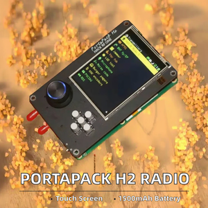 Ultima versione PORTAPACK H2 + HACKRF ONE SDR Radio 0.5ppm TCXO 3.2 pollici Touch LCD 1500mAh batteria caos Firmware Radio portatile - Product Image 3
