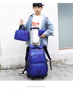 HY2 personnalisé en nylon <span class=keywords><strong>ultra</strong></span>-<span class=keywords><strong>léger</strong></span> loisirs étanche <span class=keywords><strong>sac</strong></span> d'école mode 3 en 1 sacs <span class=keywords><strong>à</strong></span> <span class=keywords><strong>dos</strong></span> d'école enfants chariot <span class=keywords><strong>sac</strong></span> d'école - Product Image 4