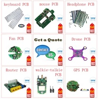Services de fabrication et d'assemblage de circuits imprimés pour circuits imprimés FR-4 à 4 couches, technologie SMT, applications IoT, électronique grand public, fichiers Gerber, BOM