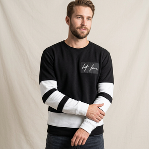 T-shirt formel personnalisé pour homme en coton premium, col roulé, motif uni, manches courtes, tricoté décontracté - Product Image 1