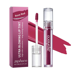 Brillo Labial de Terciopelo Hidratante de 24 Horas al por Mayor, Tinte Labial de Marca Privada, Brillo Labial con Logotipo Personalizado, Bajo MOQ, Brillo Labial Vegano al por Mayor - Product Image 1