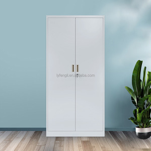 Đa-chức năng 2-cửa thép tủ tập tin với kệ và móc áo Rod cho văn phòng nhà bếp trường học khách sạn hoặc tầng hầm lưu trữ - Product Image 5