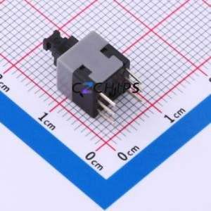 PS-2206-L NS Push Button Switch Through hole Component (THT) Switch Double Pole Double Throw Round Plunger Through Hole 100mA - Product Image 2