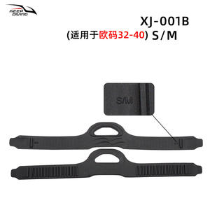 Aletas de Repuesto Fijas TPR con Talón Abierto, Correa Elástica Ajustable, Equipo de Buceo y Natación - Product Image 6