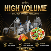 Gummy Candy Processing Line Automatic Gummy Bear Machine for Confectionery Production