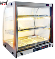 Vitrine isolée de vitrine de magasin de restauration rapide de réchauffeur d'aliments Offres Spéciales d'usine