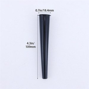 Tube conique en plastique vide, emballage en tube plastique, conteneur de stockage - Product Image 4