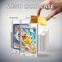 Porte-cartes magnétique résistant aux UV 35PT, étui rigide transparent en plastique pour le rangement des cartes de sport de baseball