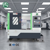 Tour CNC à banc incliné de haute précision CK46B avec déplacement de l'axe X de 900 mm
