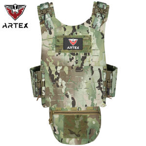เสื้อกั๊กยุทธวิธี ARETX OEM สำหรับกิจกรรมกลางแจ้ง ป้องกันเต็มตัว ผลิตจากโพลีเอสเตอร์ลายพราง พร้อมระบบ MOLLE ปลดเร็ว - Product Image 1