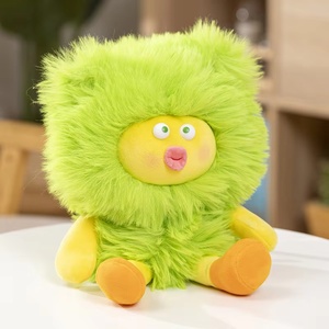 Ensemble de poupées géantes en peluche courte unisexe Dudu Little Monster à poils longs, figurine étrange, oreiller de sommeil en fibre de polyester - Product Image 1