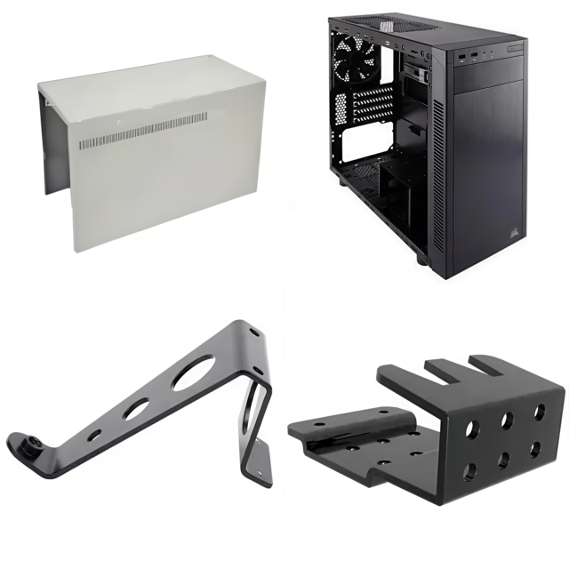 OEM ODM Custom Metal Part Stainless Steel PC Case Aluminium Sheet Metal Fabrication Services Custom Enclosure Chassis Case Shell