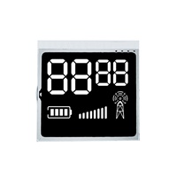 Écran LCD à code segmenté le plus vendu 2026 pour talkie-walkie, taille d'affichage 31x23, récepteur de signal d'usine