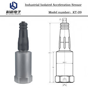 เครื่องส่งสัญญาณเซ็นเซอร์วัดความเร่งแบบเพียโซอิเล็กทริกชนิดแยกส่วนสำหรับอุตสาหกรรม สำหรับการวัดการสั่นสะเทือนและการตรวจสอบแรงกระแทก - Product Image 2