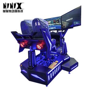 เครื่องเกมแข่งรถ VR ขนาดใหญ่ พร้อมระบบจำลองการหมุนที่สมจริง อุปกรณ์แข่งรถแบบหมุนได้ รับประกัน 1 ปี ผลิตจากโลหะ - Product Image 4