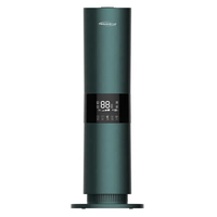 Humidificateur sur pied 5000 ml avec écran LCD et télécommande, diffuseur d'huiles essentielles et filtre pour usage domestique (version française)