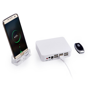 6 telepon USB Multi-channel perangkat kontrol anti-maling penyangga tampilan keamanan Ponsel sistem Alarm penahan ponsel - Product Image 3