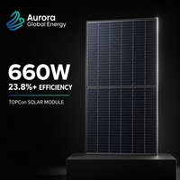 Panneau solaire mono N-type 660W : Réduction du Coût du Capital Investi (LCOI), Rendement sur Investissement Élevé, Système Photovoltaïque Commercial pour Autoconsommation en Usine
