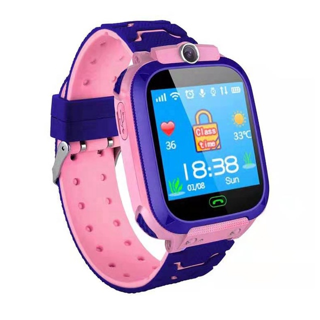 Kids Smart Watch Q12 SOS LBS Positioning Phone IP67 Waterproof Smartwatch with Camera