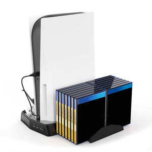 <span class=keywords><strong>Cargador</strong></span> Dual con 4 Puertos USB, Base Vertical con Ventilador de Refrigeración, Organizador de Juegos para Consola Sony PS5, Accesorios de Juego - Product Image 3