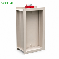 SCEELAB Amortisseur de flamme industriel en PP ignifuge avec coupure automatique par fusible pour laboratoire et conduit de ventilation HVAC