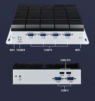 Mini PC Linux Ubuntu en vente flash, Intel Celeron J1800, 4 Go de DDR3L, 64 Go de SSD, avec WiFi, 1 port LAN, 6 ports COM, mini ordinateur de bureau, PC de jeu
