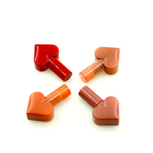 Nouveau Style mignon en forme de coeur 4ml vide brillant à lèvres Tube multicolore personnalisé moulé par <span class=keywords><strong>injection</strong></span> utilisation cosmétique avec bouchon à vis - Product Image 4
