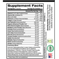 Capsules de santé de la prostate pour homme, marque privée OEM, compléments alimentaires à base de plantes, capsules de soutien de la prostate